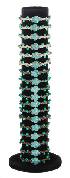 Turtle Bracelets on Display