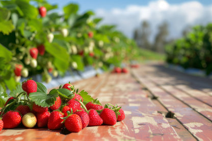 13 oz Mason Jar Candle: Strawberry Patch