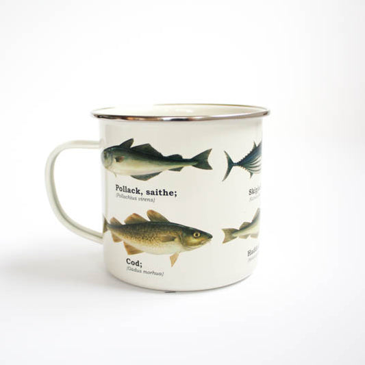 Multi Fish Enamel Mug