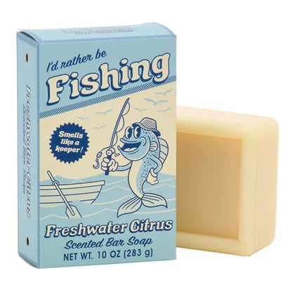 I'D RATHER BE FISHING FRESHWATER CITRUS SOAP BAR