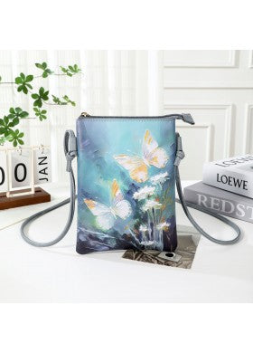 BUTTERFLIES & BLUES CROSSBODY