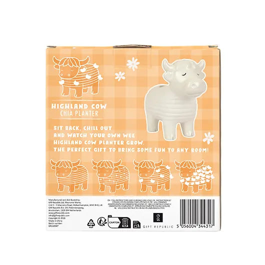 HIGHLAND COW CHIA PLANTER
