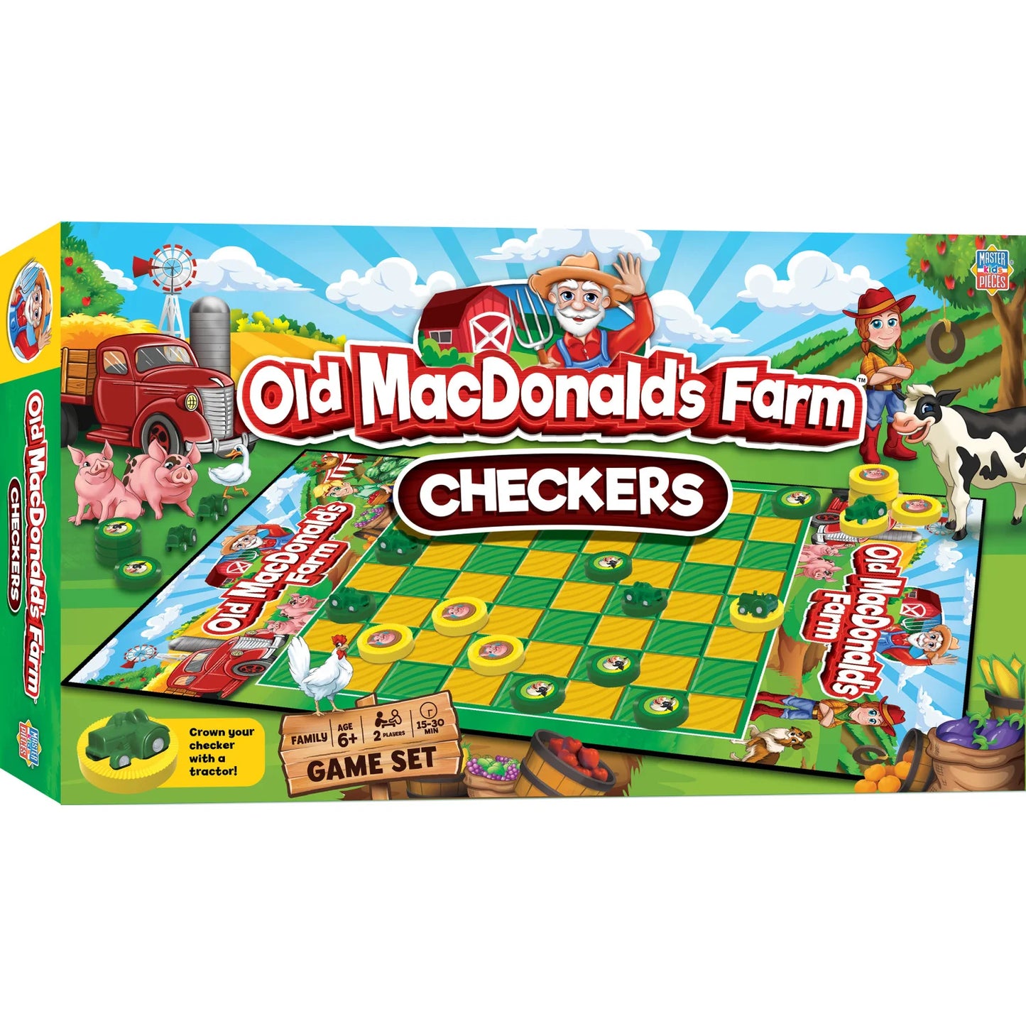 OLD MACDONALD'S FARM CHECKERS