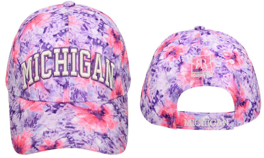 MICHIGAN PURPLE FLORAL HAT