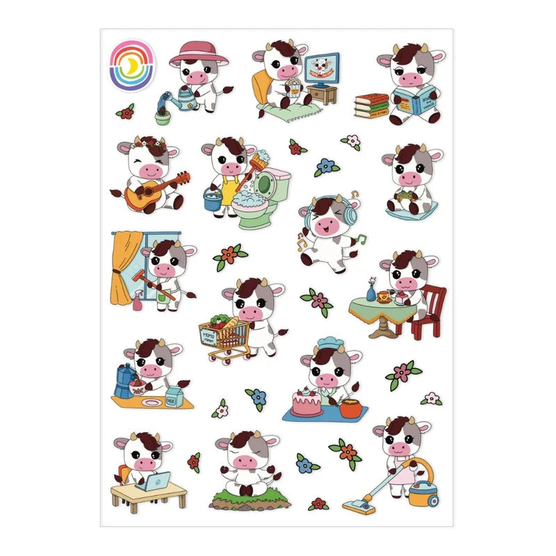 Cowmopolitan Life Glossy Sticker Sheet
