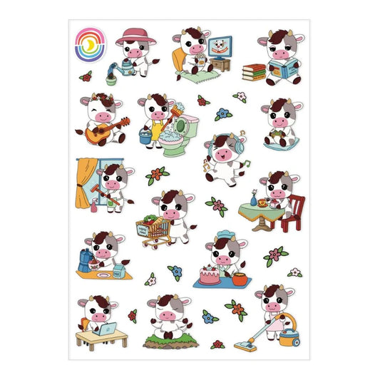 Cowmopolitan Life Glossy Sticker Sheet