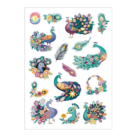 Plumage Parade Foil Sticker Sheet