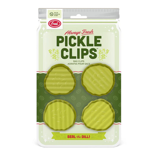 PICKLE CHIPS BAG CLIPS SET OF 4