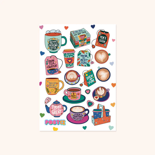 Best Tea Glossy Sticker Sheet