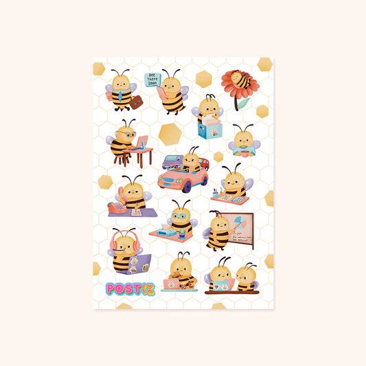 Buzz-iness Hours Glossy Sticker Sheet