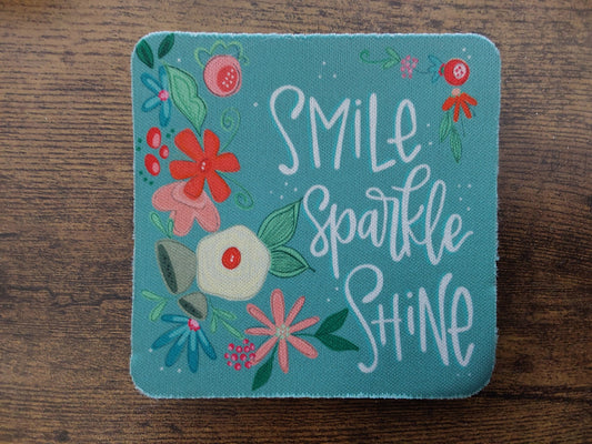 SMILE SPARKLE SINGLE COASTER