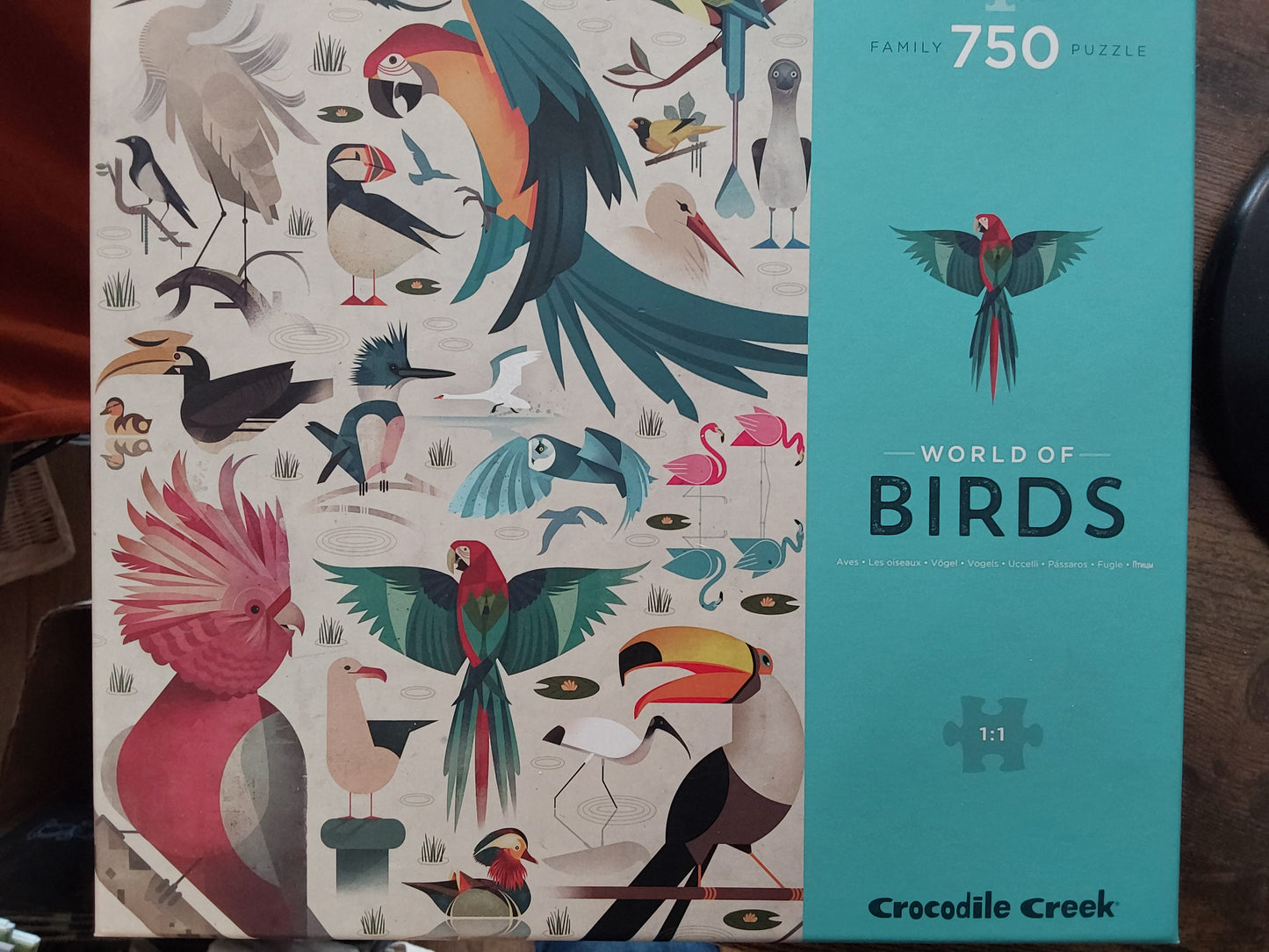 WORLD OF BIRDS 750 PIECE PUZZLE