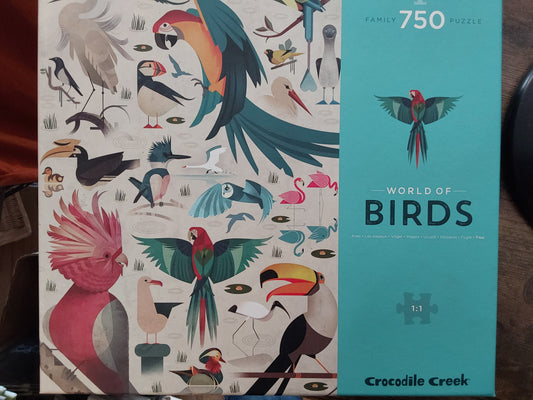 WORLD OF BIRDS 750 PIECE PUZZLE