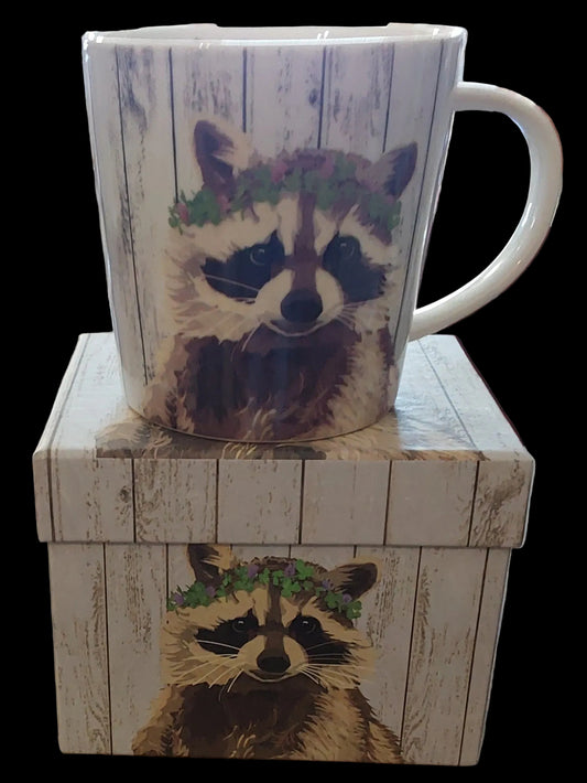 BENJAMIN RACCOON MUG IN BOX