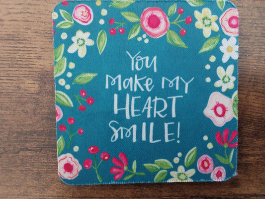 MY HEART SMILE SINGLE COASTER