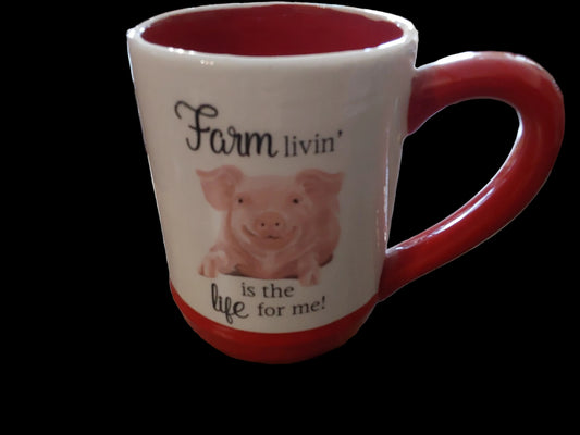 CERAMIC COUNTRY MUG FARM