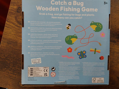 CATCH A BUG WOODEN FISHING GAME