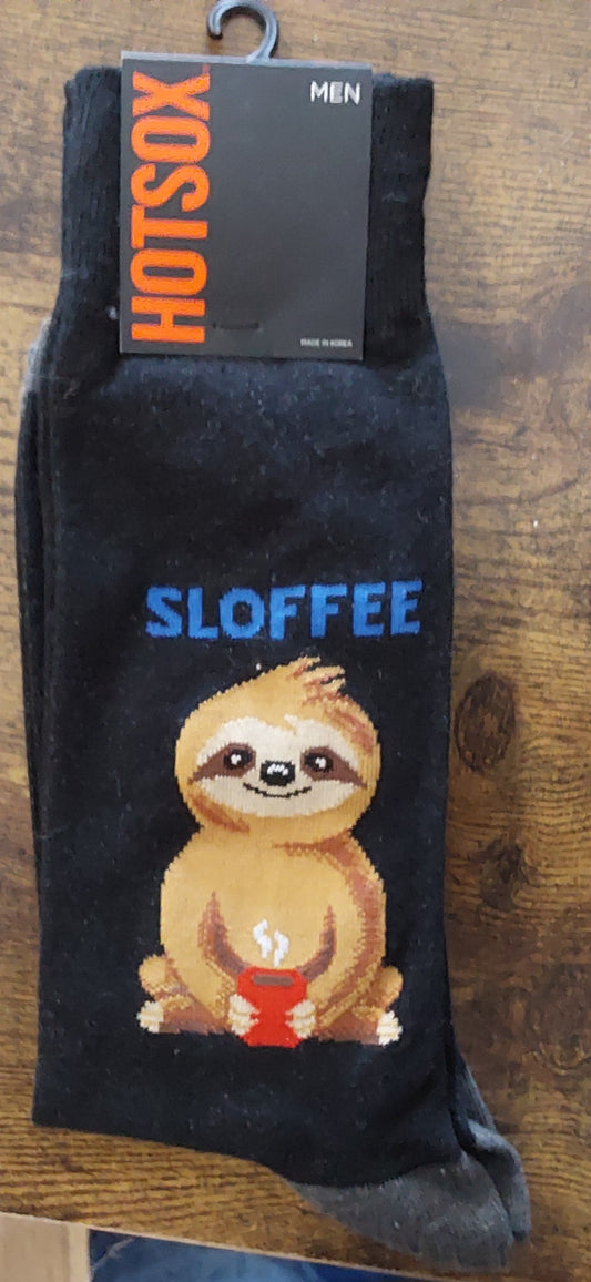 SLOFFEE BLACK MENS SOCKS