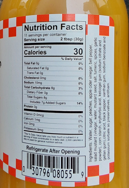 PEACH VINAIGRETTE DRESSING