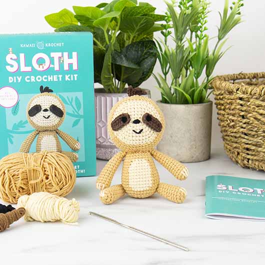 Sloth DIY Crochet Kit