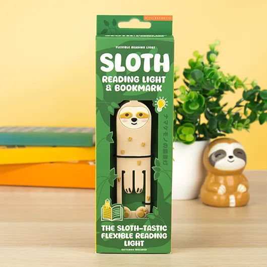BOOK BUDDIES SLOTH BOOKMARK & READING LIGHT